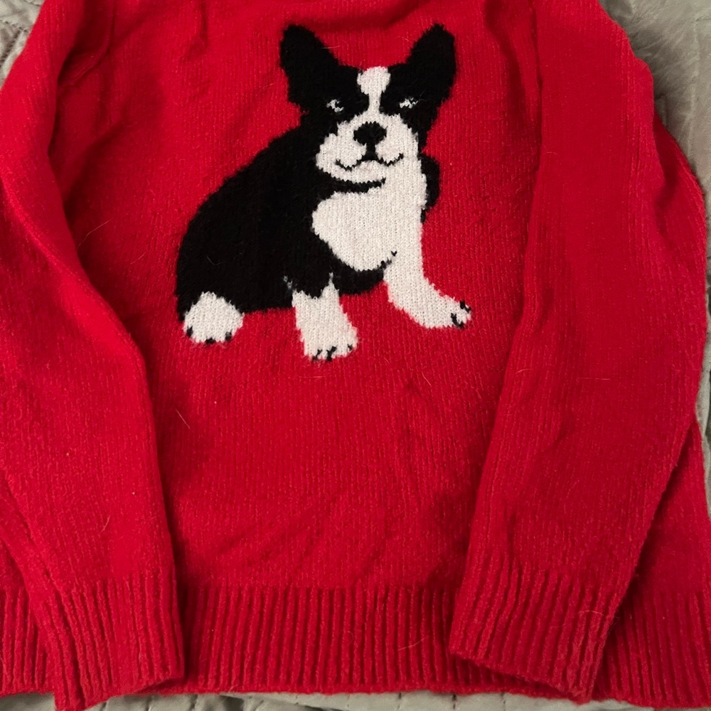 COPY - Cupcakes and Cashmere French Bulldog Red Sweater!